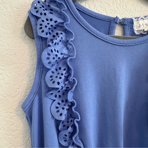 Bundle of btween Periwinkle Eyelet and Multi Floral Ropers. Size 6X. - Picture 4 of 13